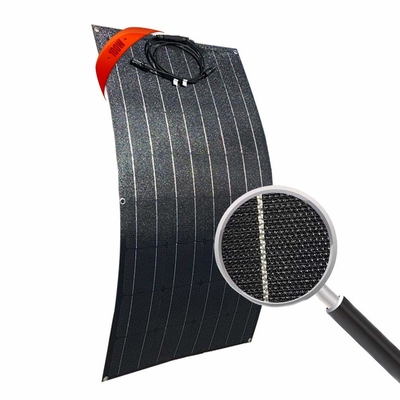 پانل خورشیدی تک کریستالی منعطف 100 وات ضد آب ماژول تک خورشیدی برای RV