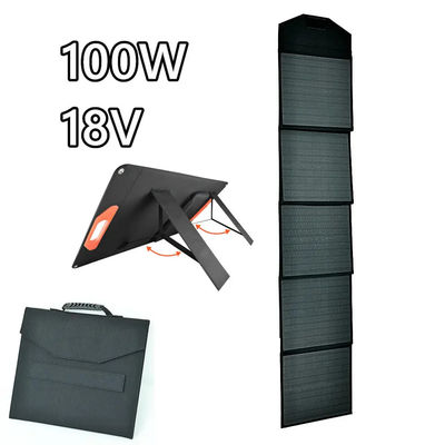 پنل خورشیدی منعطف 5 تاشو پانل سلول خورشیدی 100 واتی 18 ولتی برای خانه در فضای باز