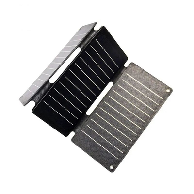 پانل خورشیدی قابل حمل شارژر USB 12 ولت پانل های خورشیدی تاشو سیلیکونی تک کریستالی 21 واتی