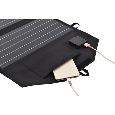 مینی شارژر خورشیدی قابل حمل پانل خورشیدی 15 واتی تاشو با دو USB برای گوشی لپ تاپ