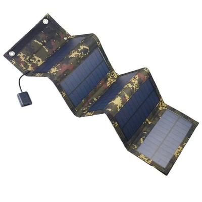 پنل خورشیدی تاشو مینی 15 واتی با شارژ USB برای شارژ لپ تاپ تلفن