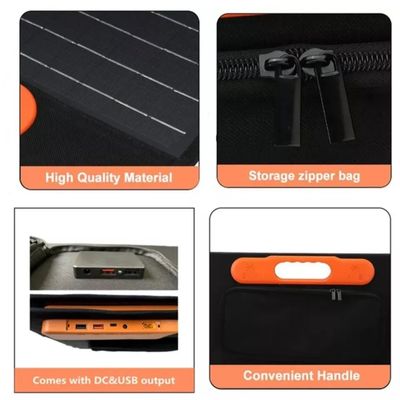 پانل های خورشیدی با کارایی بالا قابل تاشو ضد آب 21W 40W 60W 80W 120W 200W