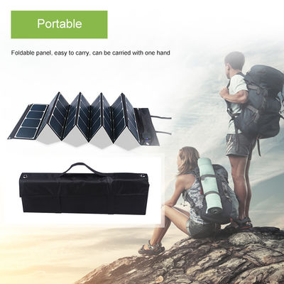 پانل خورشیدی تاشو یواس بی شبکه خاموش 120 وات برای کمپینگ Vanlife در فضای باز