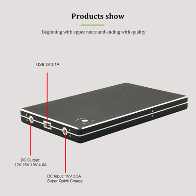 QC3.0 30000Mah 30000Mah شارژ سریع 12V پاور بانک لپ تاپ یو اس بی نوع C سیستم مدیریت باتری