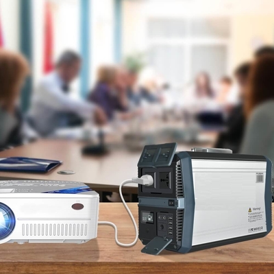 ایستگاه شارژ قابل حمل اینورتر موج سینوسی خالص 1000w برای کمپینگ