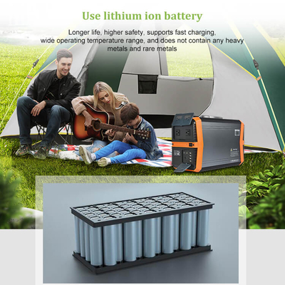 Solar Generator Station Ac 100 - 240v Dc 12v بسته باتری لیتیومی قابل حمل