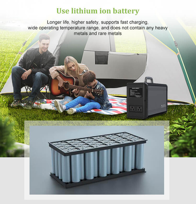 نیروگاه قابل حمل Lifepo4 باتری قابل حمل نیروگاه برق قابل حمل برای یخچال 1000wh
