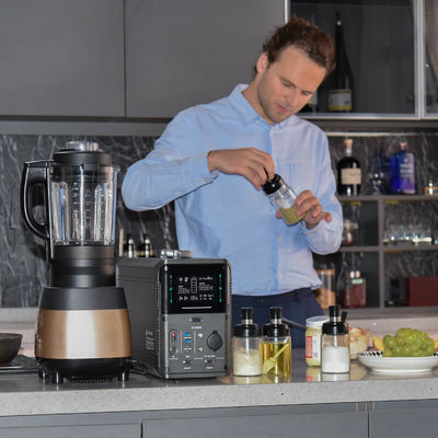 کیت ژنراتور خورشیدی قابل حمل 1000w LiFePO4 نیروگاه خورشیدی اضطراری برای تامین خانه