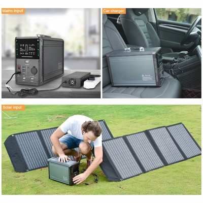 کیت ژنراتور خورشیدی نیروگاه USB قابل حمل 1075wh با پریز 220 ولت
