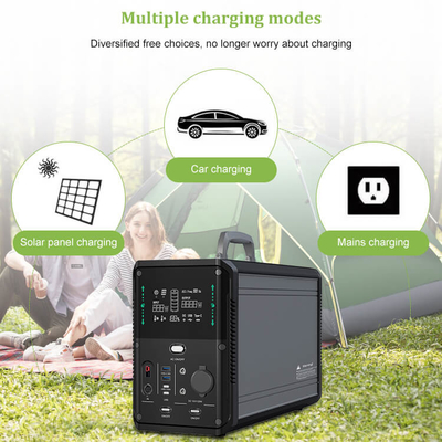 ژنراتور خورشیدی قابل حمل 1500w 1380Wh برای منبع تغذیه اضطراری خانه کمپینگ