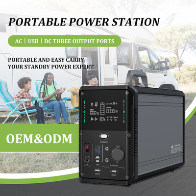 ژنراتور خورشیدی قابل حمل 1500w 1380Wh برای منبع تغذیه اضطراری خانه کمپینگ