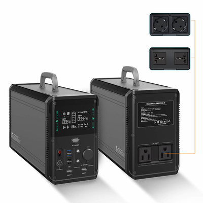منبع تغذیه قابل حمل 1380Wh Lifepo4 Solar Generator