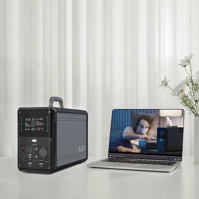 ایستگاه ژنراتور خورشیدی 1500w 1380Wh Lifepo4 برای یخچال خودرو