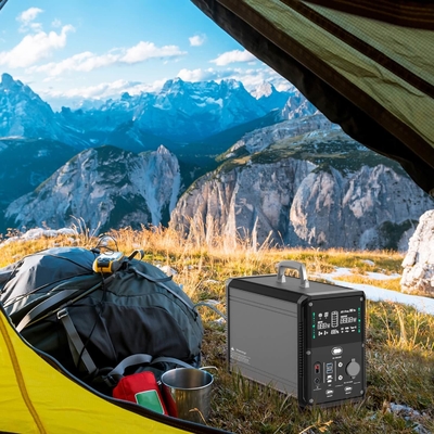 110V خورشیدی قابل حمل نیروگاه ژنراتور Lifepo4 منبع تغذیه باتری 1500w 3000w