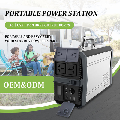 UPS 500W پرتابل نیروگاه ژنراتور نیروگاه سیار کمپینگ با خروجی USB DC AC