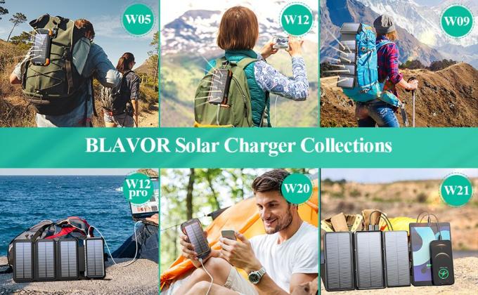 ODM Universal Backup Solar Power Bank Pack Charger 20000mah 1