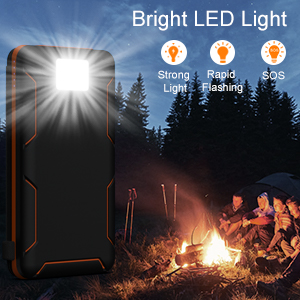 پنل شارژر پاوربانک 6 واتی با انرژی خورشیدی 25000 میلی آمپر ساعتی OEM برای تلفن همراه 5