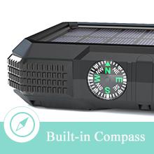 شارژر بی سیم پاوربانک خورشیدی 18 واتی QC3.0 با 4 خروجی 5